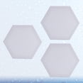 thumbnail image 4 of 3 tableros de dibujo de algodón hexagonales gruesos para pintura artística, lienzo para pintura al óleo, bloc de dibujo (blanco, 12,5 cm de lado), 4 of 7