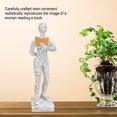 thumbnail image 2 of <p>Women Thinker Statue, Unique Fine Workmanship Women Reading Stature  For Office</p>, 2 of 7