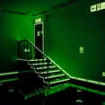 thumbnail image 5 of Ghojet Luminous Adhesive Tape Fluorescent Tape Marking Tape Self-adhesive Warning Tape Photoluminescent Waterproof Luminous Tape Removable For Stair Walls Exit Signs (1.5cmx3m), 5 of 10