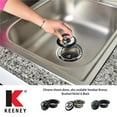 thumbnail image 4 of Keeney K5417VB Garbage Disposal Flange and Stopper, Venetian Bronze, 4 of 7