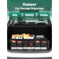 thumbnail image 2 of Organizador para Maletero Oasser con Bolsa Térmica 95L para SUV Negro y Gris, 2 of 9