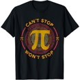 thumbnail image 1 of ALVORD can't Stop Pi won't Stop Math Pi Day T-Shirt Club de Maths Drôle Unisexe P-5TG, 1 of 4