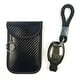 thumbnail image 2 of Cartera de cuero genuino para llave de coche, bolsa para llaves, bolsa con cremallera (funda para llave de bloqueo de señal), 2 of 5