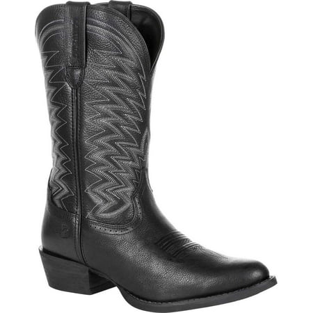 

Men s Durango Boot DDB0241 Rebel Frontier Western Boot Black Onyx Full Grain Leather 8.5 W