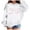 Z-WT390, variant on FAOWME Child Long Sleeved Hoodie With Printed Bow Tie Tops Pullover Sweatshirt White 13-14Years