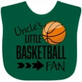 thumbnail image 3 of Inktastic Uncle's Little Basketball Fan Boys or Girls Baby Bib, 3 of 4