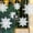 White, variant on KAQ Winter Christmas Hanging Snowflake Decorations, 12PCS 3D Glittery Large White Snowflake for Christmas Winter Wonderland Holiday New Year Party Home Decorations