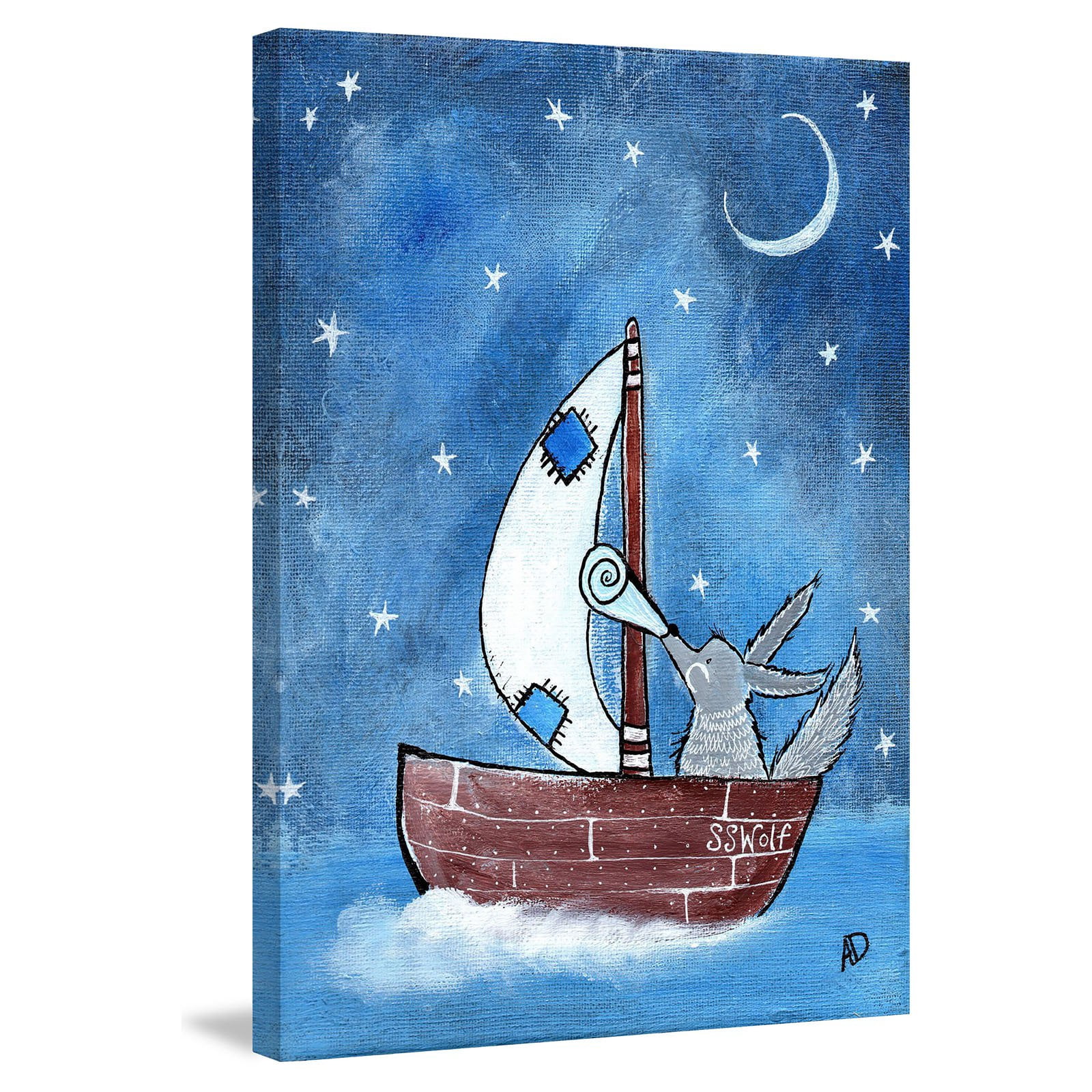 Marmont Hill Bad Wolfs Boat Wall Art