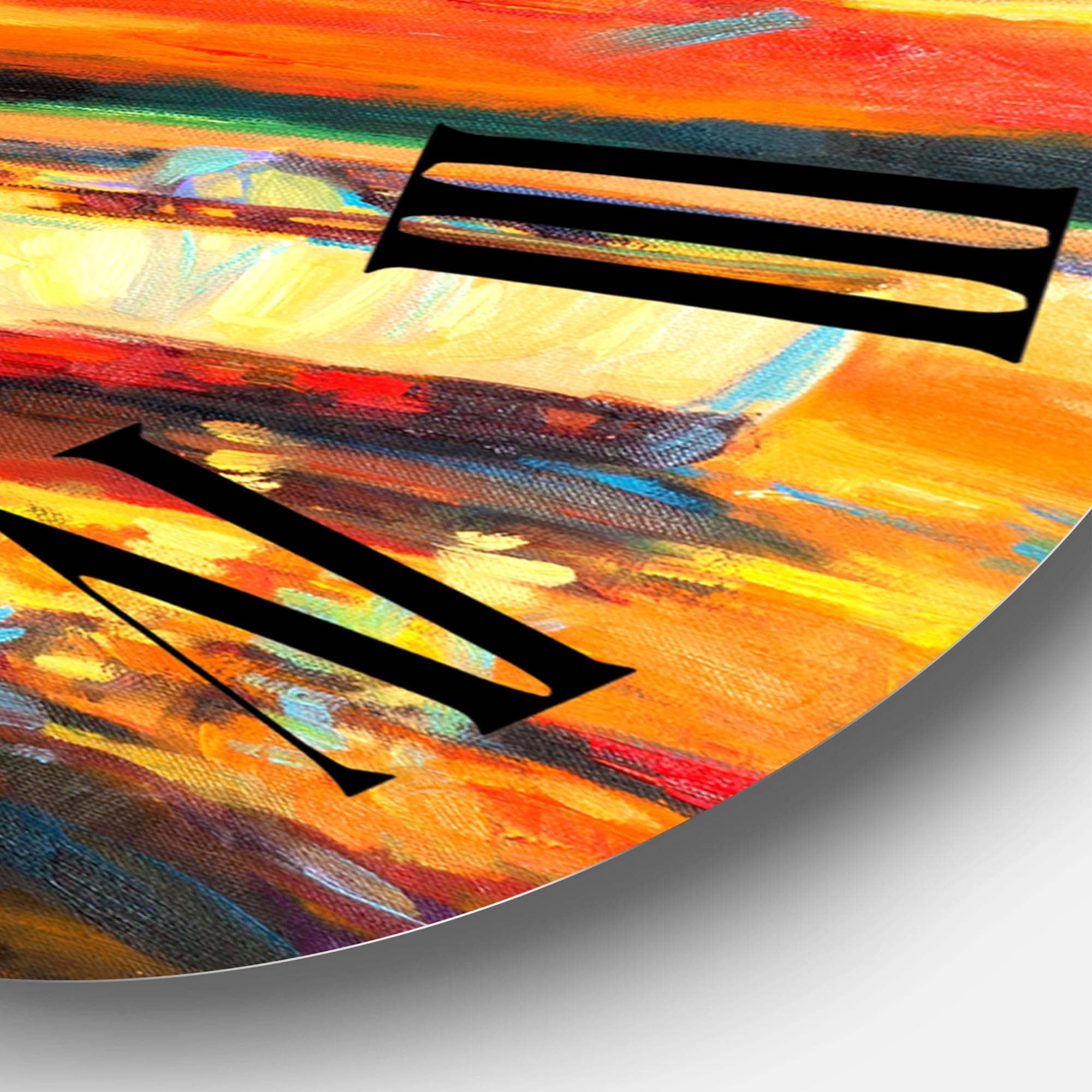 Designart 1 in Quartz Coastal Wall Clock