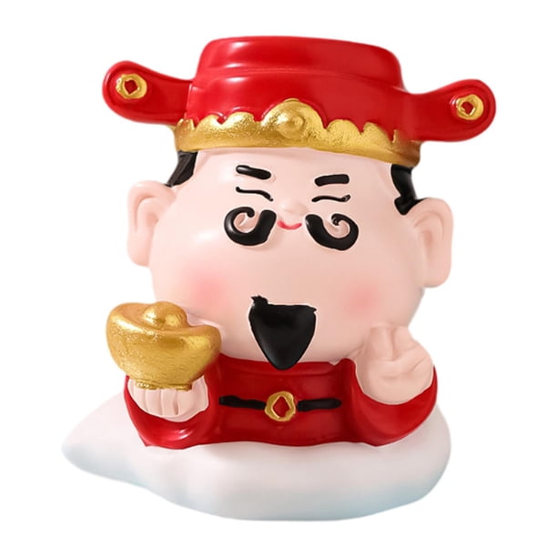Generic Figura China de Resina de Dibujos Animados Accesorios Interiores Regalo Lindo Decoración del Tablero de Instrumentos del Automóvil 48 cm x 4 cm x 52 cm