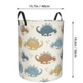 thumbnail image 4 of DouZhe Waterproof Collapsible Large Laundry Baskets, Cute Cartoon Dinosaur Prints Circular Hamper with Handles, 4 of 7