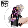 thumbnail image 6 of 40oz Colorful Botanical Mushroom Stainless Steel Flip Straw Tumbler Spill Proof Travel Cup Double Wall Vacuum Insulated Coffee Mug with Top Handle, 6 of 6