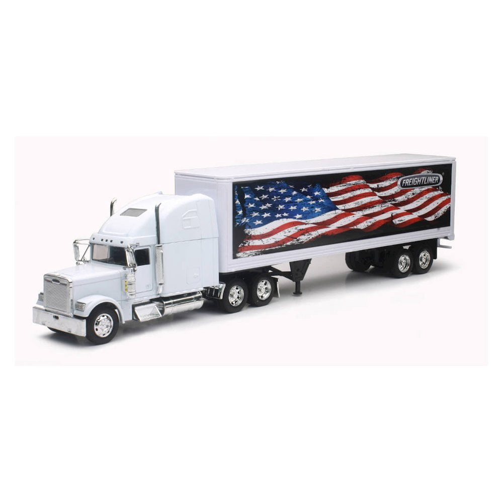 New Ray 1:32 Peterbilt 379 Lowboy Con Moster Truck- Escala | Envío gratis