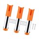 thumbnail image 5 of Soporte para caña de pescar de 3 líneas, soporte para caña de pescar, herramienta para aparejos de pesca, acero inoxidable Naranja, 5 of 9