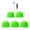 Green, variant on YAOMOBB Versatile Coffee Capsule Cup Reusable Coffee Capsules Set of 5 Convenient and Food Grade Filter for Dolce Gusto Machines