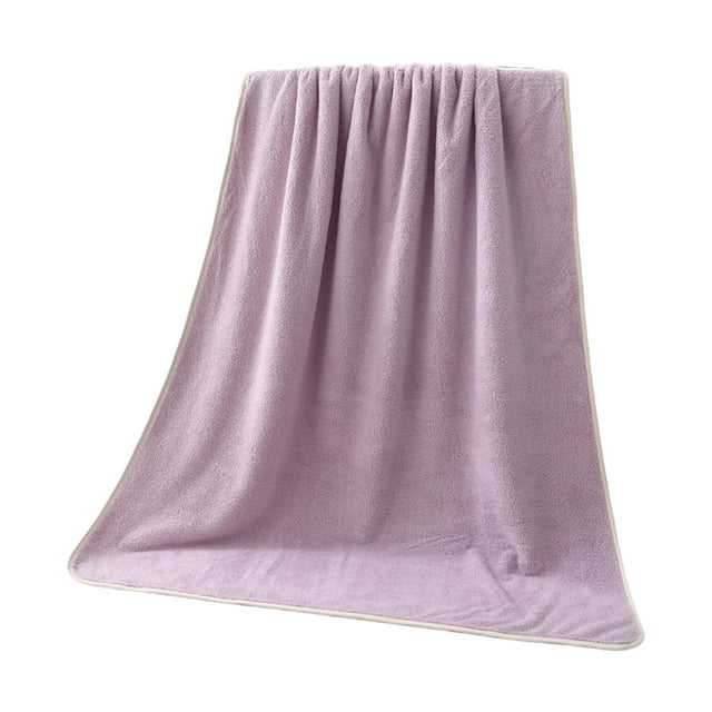 Velvet Bath Towel Microfiber Absorbent Large Bath Towel Adult Beach Towel