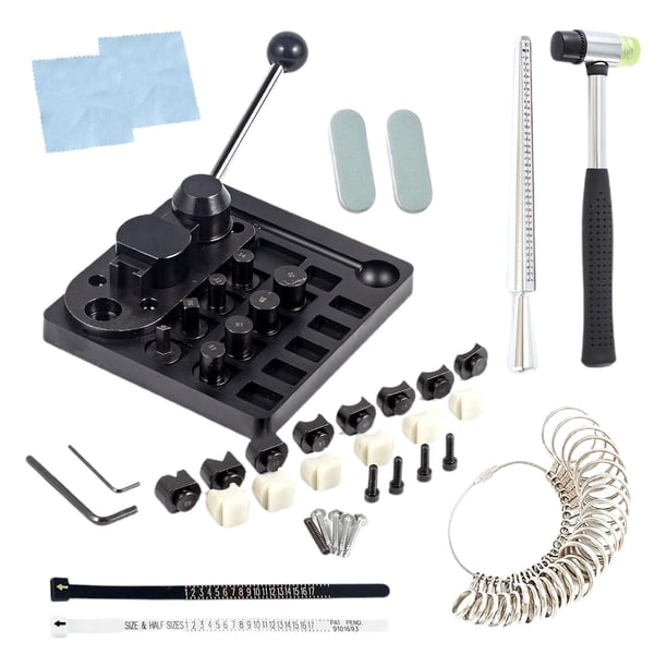 Herramienta para doblar anillos, dobladora de anillos, joyerías portátiles, equipo de máquina dobladora de anillos de joyería de Metal resistente con A NOSOTROS