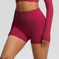 thumbnail image 6 of Women's High Waisted Biker Shorts with Pockets Stretchy Workout Yoga Legging Shorts, 6 of 8