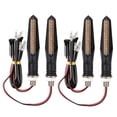 thumbnail image 2 of Colaxi 4x Motorcycle Blinker Indicator Lamp Motorbike Indicator Amber Lamp LED Lamp Steady Yellow Light, 2 of 8