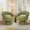Green, variant on Ebello 360° Swivel Barrel Chair, Velvet Accent Armchair for Living Room, Bedroom & Office, Gray