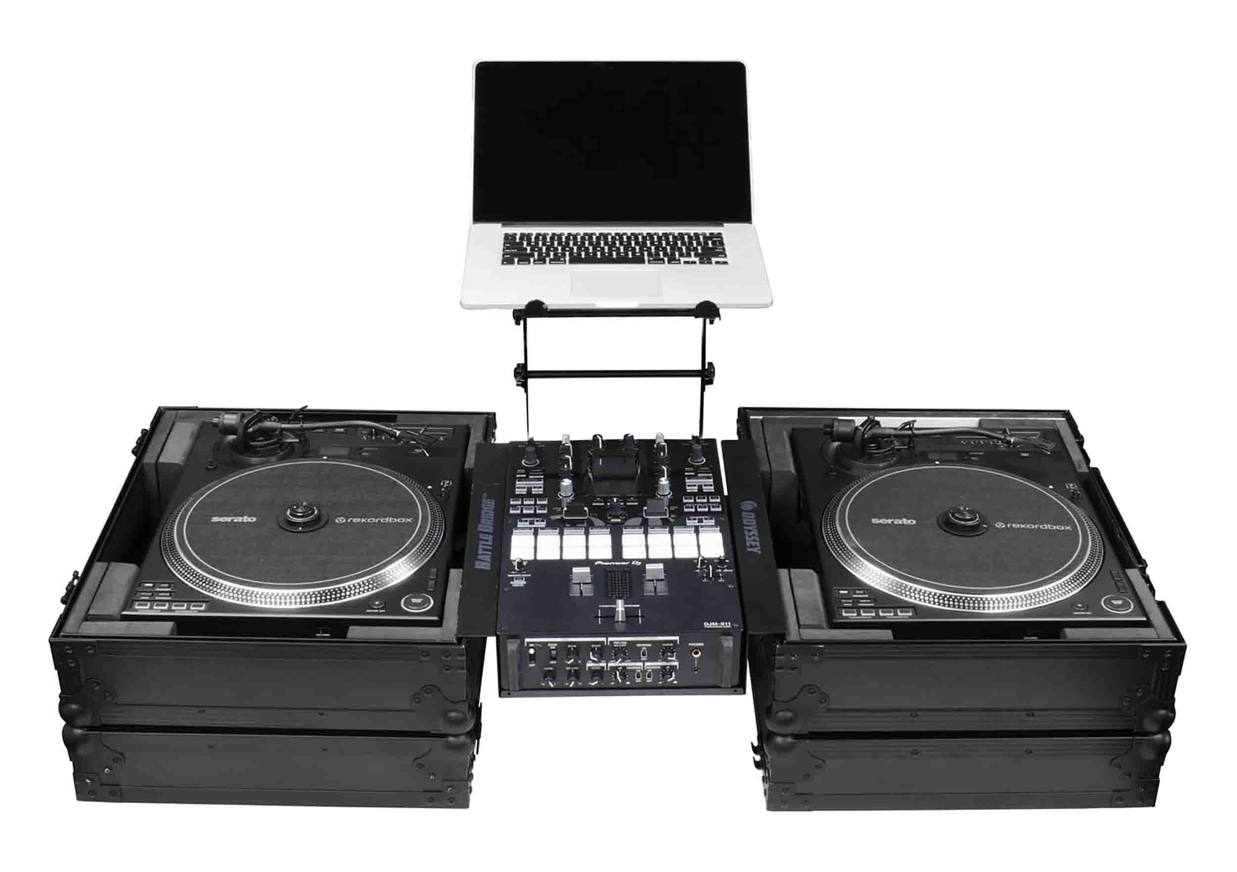 Odyssey ABB11LSTAND Battle Bridge with L-Stand for 11″ DJ Mixers