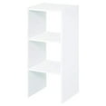 thumbnail image 3 of ClosetMaid Decorative Home Stackable 2-Cube Organizer Storage, White (3 Pk), 3 of 7