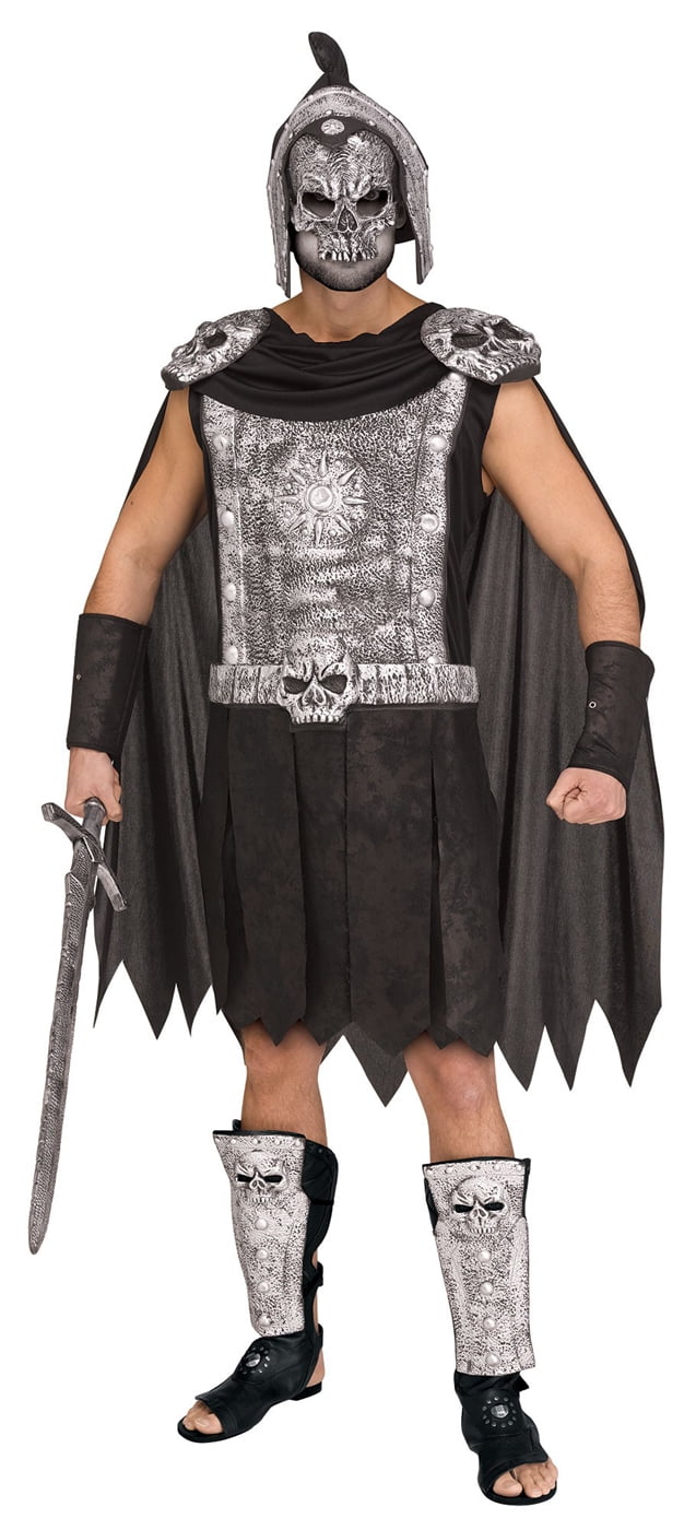 Gladiator Mens Adult Roman Greek Spartan Halloween Costume-STD ...