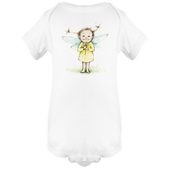 Little Fairy With Pony Tails Bodysuit Infant -Image by Shutterstock,  Newborn