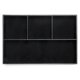 thumbnail image 4 of 2X 4 Ranuras de Escritorio Organizador de Cajones, de Escritorio de Oficina Suministros Colección Valor (Negro), 4 of 5