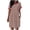 Hot Pink, variant on PuLe 【New】 Summer Short Sleeve Dress Women’s Casual Summer T Shirt Dress Loose Short Sleeve Tunic Dress with Pocket for Women ﻿
