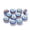 Dark Blue, variant on U8MO 100pcs 14mm Rondelle Resin European Large Hole Beads Rainbow Stripe Slide Charms-LightSkyBlue