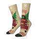 thumbnail image 1 of Fotbe Christmas Vintage Red Truck Calcetas Largas con Estampado para Hombre y Mujer – Calcetas de Compresión Transpirables y Elásticas, Viajar y Uso Diario Talla 5-11, 1 of 6