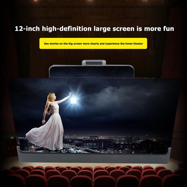 L3 Soporte de amplificación de video ampliado con lupa de pantalla 3D para teléfono móvil de 12 pulgadas