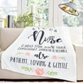 thumbnail image 5 of Nurse Gifts Blanket for Women, Super Soft Flannel Nurse Blanket for LPN Nurse, Future Nurse, Appreciation, Graduation, Birthday Gifts for Nursing Students (50"x 60"), 5 of 6
