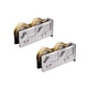thumbnail image 5 of 2x poleas para puertas corredizas BLESIY silenciosas de acero inoxidable 7,1 cm x 3,8 cm x 1,35 cm, 5 of 8