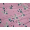 thumbnail image 4 of oneOone Polyester Lycra Fabric Dot|Floral & Stork Bird Fabric Prints By Yard 56 Inch Wide, 4 of 4