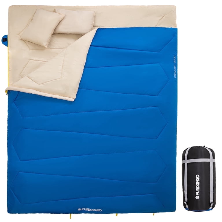 Two-Person Convertible Sleeping Bag with Pillows photo 8