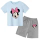 thumbnail image 3 of Conjunto de camisetas y pantalones cortos de verano con estampado de Mickey para niños y adolescentes de 2 a 14 años, camisetas informales de manga corta y cuello redondo, 2 piezas, 3 of 5