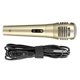 thumbnail image 4 of Micrófono con cable dinámico, Micrófono de mano, Karaoke, Micrófono para cantar, Altavoz vocal, dorado Inevent EL4758-01B, 4 of 7