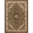 thumbnail image 6 of Noble Medallion Red Green Ivory Light Blue Black Persian Floral Oriental Formal Traditional Area Rug Shed Free Modern Contemporary Transitional Soft Living Dining Room Rug, 6 of 8
