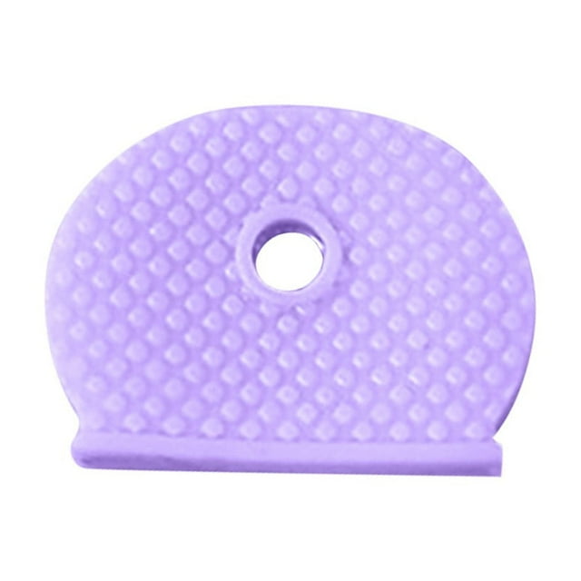 Colorful Silicone Elastic Key Covers with PVC ID Tags - Protective Keyring Holder Organizer, Universal Fit