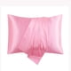 thumbnail image 4 of Funda de almohada de satén para el cabello y la piel | Funda de almohada de seda sintética con cierre tipo sobre | Suave y lisa que protege el cabello del encrespamiento y las puntas abiertas, 4 of 5