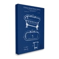 thumbnail image 3 of Stupell Industries Blue Bathtub Patent Blueprint Graphic Art Gallery Wrapped Canvas Print Wall Art, Design by Karl Hronek, 3 of 7
