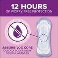 thumbnail image 4 of Poise Incontinence Pads, Moderate Absorbency, Long, 16 Count, 4 of 6