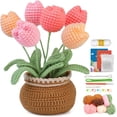 thumbnail image 1 of Kit de crochet para principiantes, kit de crochet de girasol, kit de crochet para principiantes, kit de crochet para principiantes y adultos, kit de tejido con videotutoriales paso a paso, 1 of 5
