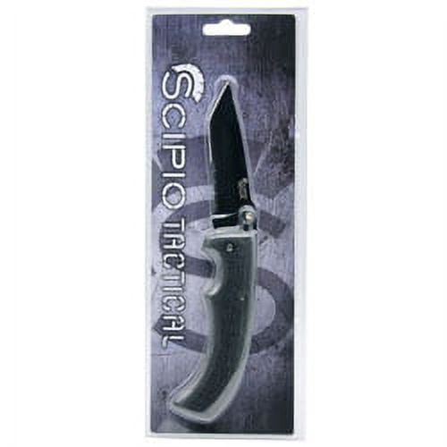 Scipio Folding Pocket Knife Black