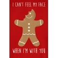 thumbnail image 4 of Old Glory Mens Christmas Gingerbread Man Can't Feel My Face Long Sleeve Sweatshirt, 4 of 6