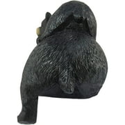 6 Black Bear Shelf Snoozers Rustic Home Office Decor Figurine