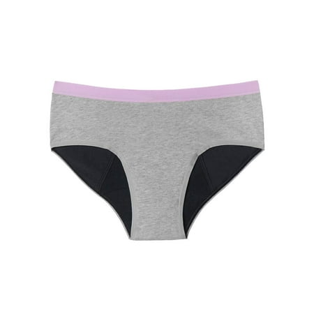 Thinx BTWN) Teen Period Underwear - Brief Panties Grey 11/12 - Super ...