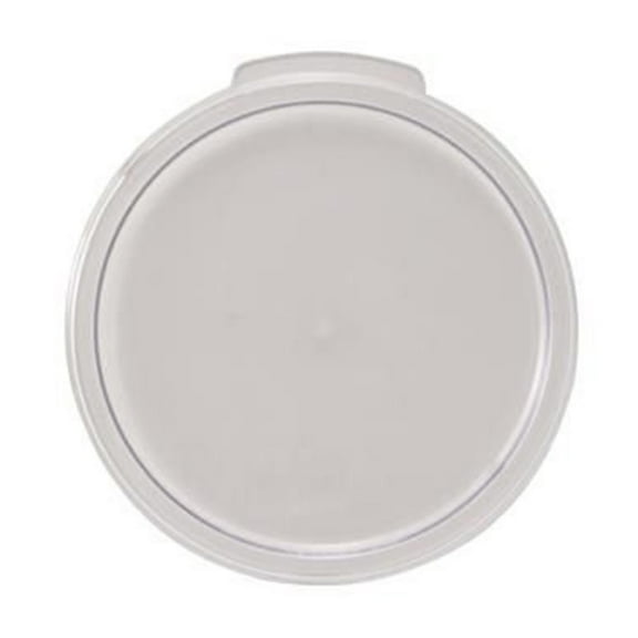 Winco PCRC-1C Cover Only, Fits 1 Qt., Round, Clear, Polycarbonate - Food Storage Container